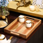 Premium Wooden Tray Set