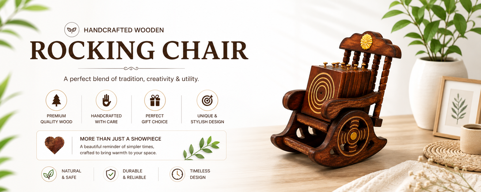 Wooden Handicraft Chair